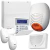 MGidea Kit Allarme Professionale, Sistema Antintrusione CX64 con Centrale Espandibile 8/24 Zone, Tastiera K-Blue, Sensori Doppia Tecnologia, Sirena Esterna, Gestione GSM 4G App (SENZA BATTERIE)