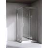 Yellowshop | Box Cabina Doccia Bagno Quadrato, Dimensioni: 100X100 cm, Cristallo 6mm : Trasparente