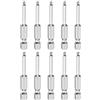 QUARKZMAN 10Pz Punte Cacciavite Esagonale con Estremità a Sfera H2.5 (2.5mm) con Gambo Esagonale 1/4 Lunga 50mm (2) Magnetiche Acciaio S2 Inserti Avvitatore per Trapano Chiave a Bussola