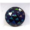 Opale di fuoco nero australiano naturale 19,00 ct doppia pietra preziosa cert...
