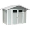 Grosfillex Casetta da giardino in pvc grosfillex utility 5 grigio-azzurro e bianco 295x261x236 cm - cod. 22805137