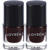 Lovren Nail Care Smalto Unghie Rouge Noir 2x5 ml