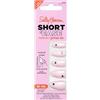 Sally Hansen Perfect Press-On Short'Ease Unghie Finte Heart to Art | Unghie finte press-on con Vitamina E e B5, look naturale, non danneggiano le unghie, formato corto e molto corto, set da 30