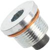 AERZETIX Tappo di scarico della coppa dell'olio M22x1.5 con anello di tenuta compatibile con OEM 99906300802