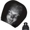 Generico Copripoggiatesta Con Faccia Divertente - 2 Pieces 28×26 Cm Coperture Antipolvere Copri Sedili Autos Viso Spaventoso - Morbidi PerAuto - Per Sedili Autos, Protezione Poggiatestas Autoss Effetto Horror