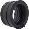 Sinkees Adattatore flangia per carburatore moto in gomma per carboidrati per Suzuki AN250 Burgman 250 1998-2008 (nero)