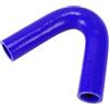 A ABSOPRO Tubo In Silicone Blu 1 Pz Per Auto 135° 25mm ID 120mm | Spessore 5mm, Temp. Max 300°C, Min -60°C, Press. 1Mpa, Applicazioni: Raffreddamento, Olio, Freni, Antigelo, Vento.