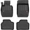 M MOTOS MOTOS Tappetini in gomma per auto adatto per BMW Serie 3 E91 2004-2012 Migliorate il vostro comfort di viaggio con il tappetino antiscivolo per auto 3D.