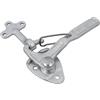 UNITRAILER Winterhoff - Set di chiusura per parete di bordo WV 10-R e WVG 10-A con gancio di 76 mm di larghezza, chiusura laterale completa in metallo con perno largo 60 mm, per rimorchio auto, certificato TÜV