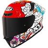 KYT TT-Revo Sushi Time Casco Moto (Rosso/Bianco/Nero), M