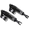 Siuprajsy Universale Ammortizzatori Posteriori 7mm Molla Sospensione per CL350 CB550 CB750 CB900 CB1100 CM400 CL72 250cc Veicolo off-road ATV Motocicletta 340MM Nero U Typ