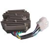 UYWGUU Motociclo Stabilizzatore Raddrizzatore Raddrizzatore Regolatore Di Tensione Accensione Moto Per Kubota E Grasshopper RS5101 RS5155 6 Fili In Metallo Nero DC 12V 15351-64600