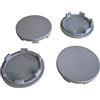 MYBA-S 4 coprimozzi in grigio, ABS, 59 mm/53,5 mm, universale
