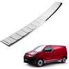 CHROMEMASTER | Protezione paraurti Posteriore | Compatibile con Citroen Jumpy dal 2016 | Acciaio INOX lucido/cromo | Protezione paraurti protegge la vernice del paraurti dai graffi