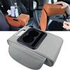 Mayhug Bracciolo portaoggetti per auto, cuscino per bracciolo dell'auto, copertura per console centrale 5 in 1 con 2 tasche portaoggetti, porta bicchieri, vano porta fazzoletti, slot per telefono per berline