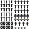 NOHEEU Viti del corpo Moto Completo Completo Carena Kit Bulloni Carena Clip Viti Corpo Per Suzuki AN400 Burgman 400 2002-2018(Nero)