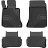 FROGUM No.77 Set di tappetini perfettamente su misura per Mercedes-Benz Classe C W204 2004-2014 | Materiale TPE durevole