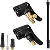 Quorumsg 6 Pezzi Adattatore Valvola Francese, Adattatore Valvola Auto in Ottone, Connettore Valvolas Pneumatica Universale, Valvolas Pneumatica per Pneumatici di Automobili Biciclette e Pallo