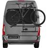 ALTHURA Portabici Posteriore V-Rack in Alluminio per Van Doppia Anta - Trasporto 2 Bici (No E-Bike) - Robusto, Stabile e Facile da Usare - Omologato DIN 75302 - Mercedes Sprinter, Volkswagen Crafter