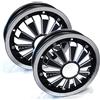 Generico F.A. Italia Coppia Cerchi Racing Nero Per Vespa 50