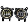 ZHANGWENLING Gruppo Faro Anteriore Per BMW F20 F21 F22 F23 F45 F46 F30 F31 F34 F35 Auto LED Angel Eye Fendinebbia Paraurti Anteriore Lente Faro Alogeno Accessori Auto Fari Driver Faro(Fog Angel Eyes)