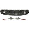 LRFZSYBZ Paraurti posteriore in fibra di carbonio for auto, diffusore, spoiler con terminali di scarico, compatibile con Alfa Romeo Giulia 2017 2018 Sport Car Styling(CF With reflectors)