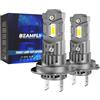 BEAMFLY Lampadina H7 LED Lampadine 40000LM 110 W 6500K Bianc Per 12V Auto | luminosità del 600% per i fari anabbaglianti o abbaglianti, grado di protezione IP68, confezione da 2