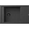 Elleci Lavello Elleci Incasso 1 vasca 78x50 Unico 305 Granitek Nero LGU30540BKM