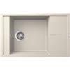 Elleci Lavello Elleci Incasso 1 vasca 78x50 Unico 305 Granitek Bianco Soft LGU30539