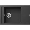 Elleci Lavello Elleci Incasso 1 vasca 78x50 Unico 305 Granitek Nero LGU30540