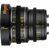 Veydra V1 - 25T22 M43I mini prime 25 mm t2.2 Imperial cinema obiettivo con messa a fuoco manuale, nero