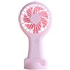 Buhdjfnke Mini Ventilatore Portatile Rosa Portatile Ricaricabile Tramite USB per Dormitorio per Ufficio, Regalo per Studenti, Lunga Durata