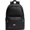Tommy Jeans Uomo Zaino Essential Daily con Tasca Esterna, Nero (Black), Taglia Unica