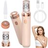 HBSFBH Rasoio elettrico donna e bikini 2 in 1, Bikini Trimmer Senza Fili, Rasoio Donna Inguine Impermeabile, Rasoio intimo donna 2 in 1, Rasoio per bikini da don-na 2-in-1, per viso, corpo, gamba (B)