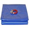 Tecplast Copertura Piscina Rotonda diam. 6,20 m per piscina fuori terra diam. 5,4 m - TECPLAST - PO155RD - Telo di copertura per Piscina con Rete di drenaggio