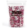 M&M'S COLLECTION M&M'S CIOCCOLATO AL LATTE - SACCHETTO CONFETTI SFUSI 1,5 KG PRESTAMPATI NASCITA / BATTESIMO ROSA E BIANCO