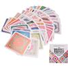 SODIAL 50 Pezzi di Mazzi di Carte Mix & Matchs The Granny Square, Kit per Maglier6289