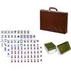 Set Di 160 Tessere Mahjong In Acrilico Cristallino Con Caratteri Trasparenti,
