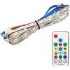 LED ATOMANT Striscia LED ATOMANT RGB 2M 5V USB, 60 LED/m con taglio ogni 50 cm, Illuminazione decorativa per interni con telecomando incluso per controllare colori, modalità e luminosità, Ideale per TV, PC,