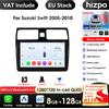HIZPO Carplay 4G 2 Din Android 14 Lettore multimediale per auto per Suzuki Swift 2005-2010 Navigazione GPS AutoRadio Stereo DSP BT SWC DVR Cam