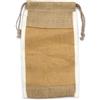 Ancient Wisdom Borsa grande in iuta lavata - 26x15 cm