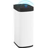 HOMCOM Pattumiera da cucina automatica 50L, con sensore di movimento senza contatto, senza vassoio interno, colore crema