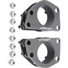 NONE Kit di Sollevamento Anteriore da 2 Pollici maXpeedingrods per Jeep Liberty Cherokee KJ/KK 02-12