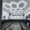 NONE Lampada LED Esagonale da Parete e Soffitto, Illuminazione Modulare a Nido d'Ape, Moderna e Creativa per Camera da Letto, Sala Giochi, Garage, Stile Tech, Illuminazione Fai-da-Te