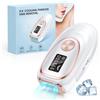 LYSMOSKI Epilatore laser, epilatore IPL con sistema di raffreddamento a ghiaccio per risultati indolore e duraturi, dispositivo sicuro per la rimozione dei peli a casa per ascelle, schiena, gambe, braccia,