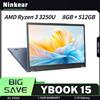 NONE Laptop Ninkear YBOOK 15, touchscreen IPS FHD da 15,6 pollici 1920×1080 con 4 modalità flessibili, AMD Ryzen 3 3250U, 8GB DDR4 RAM, SSD da 512GB, 360 ° Convertibile, WiFi 5, Bluetooth 5.0, Batteria