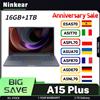 Laptop Ninkear A15 Plus, AMD Ryzen 7 5825U 8 Core Max 4.5GHz, Schermo 15.6 pollici 1920*1080 60Hz, 16GB RAM 1TB SSD, WiFi 6
