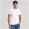 NONE T-Shirt Uomo 100% Cotone, Maglietta Girocollo Manica Corta Basic, Vestibilità Regolare, Morbida Traspirante Assorbente, Ideale per Casual, Sport, Lavoro, Sottogiacca, Layering, Estate, Viaggio,