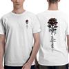 NONE Maglietta Uomo Rosa California Stampata T-Shirt Casual Estiva Manica Corta Girocollo Tee Fashion Streetwear Vintage Grafica Rosa sul Retro Maglia Uomo Cotone Morbido Oversize per Tempo Libero Vacanze