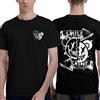 NONE T-shirt uomo con stampa grafica Smile Shine, maglietta casual streetwear a manica corta, girocollo, design punk hip hop con stampa fronte retro, top estivo traspirante, moda uomo oversize, taglie
